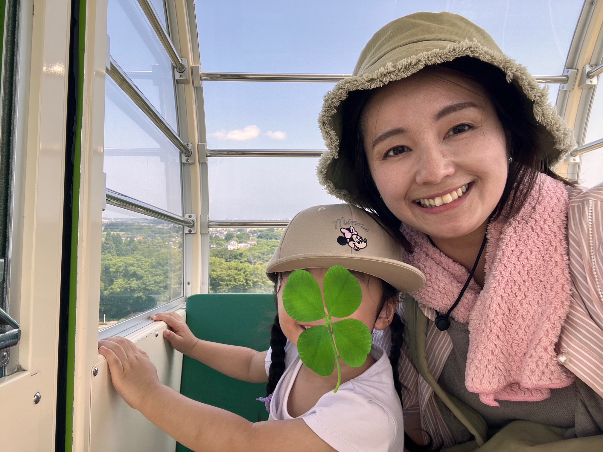 観覧車と猪股とはっぱ