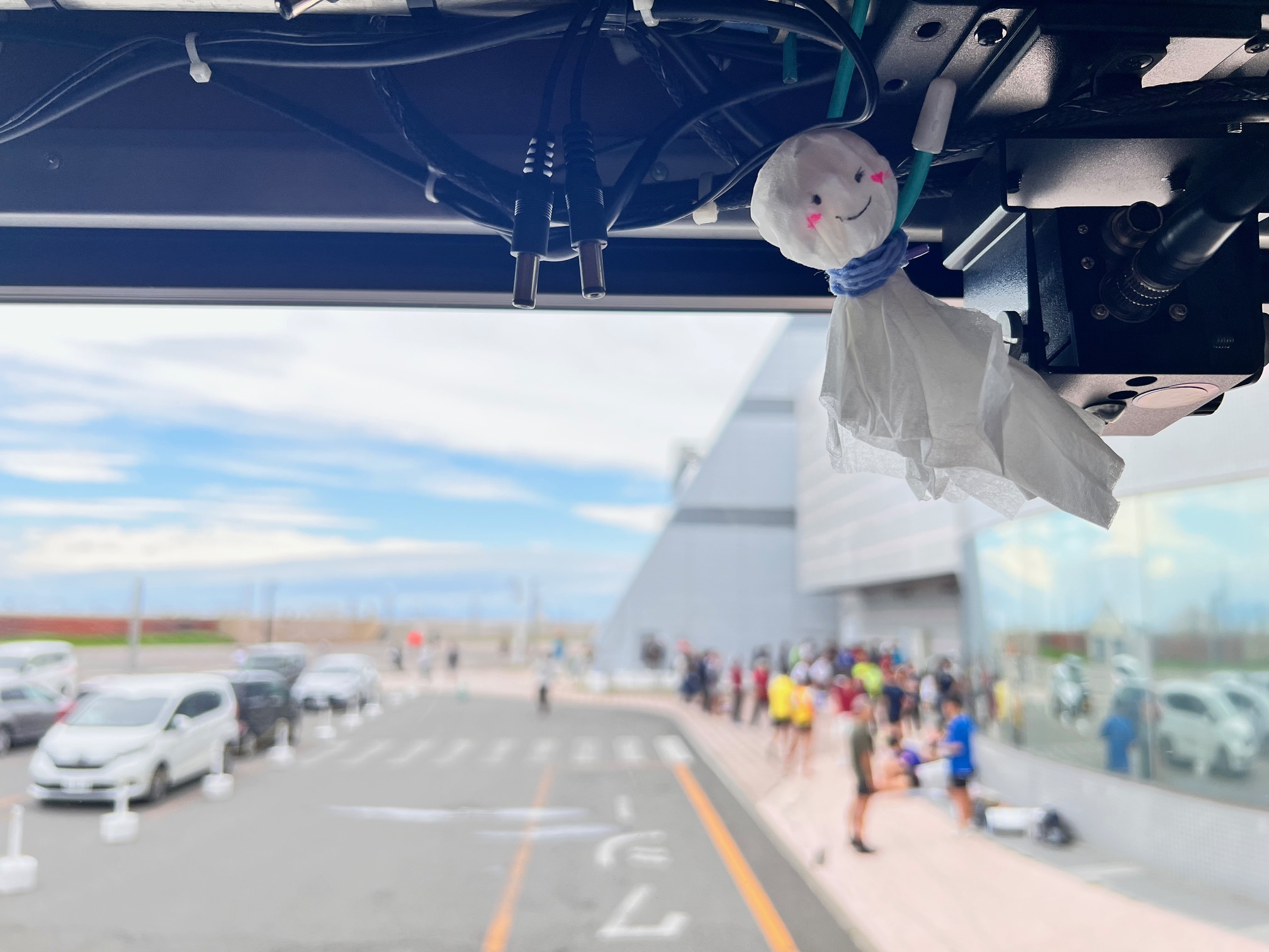 33回県民駅伝 てるてる坊主